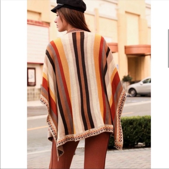 💃🏻Ruana Poncho Multi pattern - Picture 12 of 13